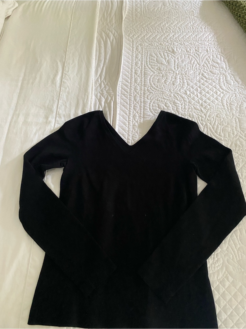 Vince Black Scoop Neck Knit Top